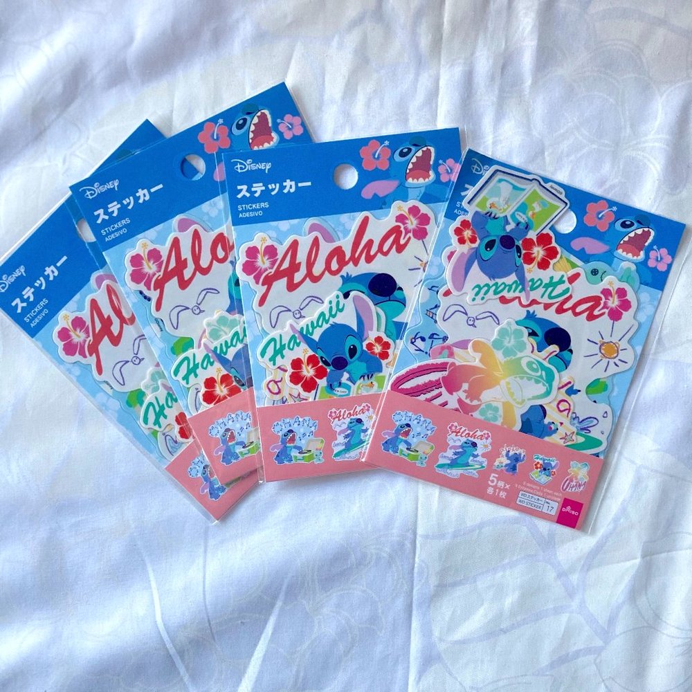 Disney Stitch Hawaii Stickers